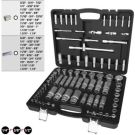 KS TOOLS ZESTAW KLUCZY NASADOWYCH 1/4+3/8+1/2,82SZT.CALOWE 917.0082