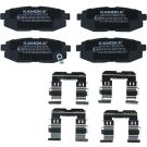 KAMOKA Bremsbelagsatz, Scheibenbremse JQ101513