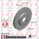 ZIMMERMANN Bremsscheibe 100.3331.20 Coat Z