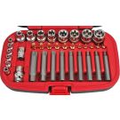 Werkzeugsatz Torx 1/2, 3/8, 1/4, 36-Teilig OK-01.0036