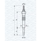 MAGNETI MARELLI Glühkerze 062900068304