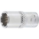 BGS Steckschlüssel-Einsatz Zwölfkant Antrieb Innenvierkant 6,3 mm (1/4 ) SW 8 mm 10778