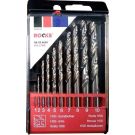 Metallbohrer Pro Hss G 900 N/Mm2, Set 10-Tlg., 1, 2, 3, 4, 5, 6, 7, 8, 9, 10 Mm, Din 338 OK-03.4650