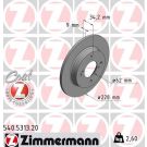 ZIMMERMANN Bremsscheibe 540.5313.20 Coat Z