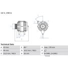 Lichtmaschine 0 986 041 930