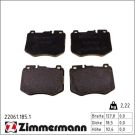 ZIMMERMANN Bremsbeläge 22061.185.1