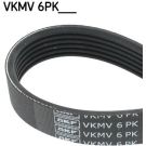 SKF Rillenriemen VKMV6PK2260