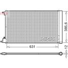 DENSO Kondensator, Klimaanlage DCN20039