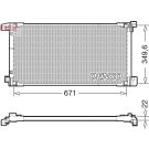 DENSO Kondensator, Klimaanlage DCN50114