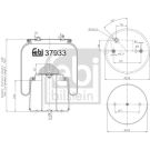 FEBI BILSTEIN Luftfeder 37933