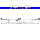 ATE Handbremsseil Seilzug Festellbremse 24.3727-0484.2