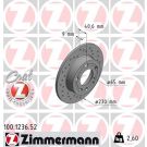 12 482 014 Sport Bremsscheibe HA Sport AUDI A1,A3,VW Golf,SEAT,SKODA 96 SPORT Z 100.1236.52