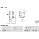 Lichtmaschine MERCEDES Actros 0 986 048 110