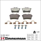 ZIMMERMANN Bremsbeläge 24765.165.2