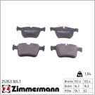 ZIMMERMANN Bremsbeläge 25353.165.1