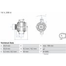 Lichtmaschine 0 986 084 980
