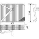 Verdampfer, Klimaanlage AE 87 000P