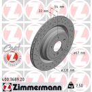 15 482 089 Bremsscheibe HA 400.3689.20