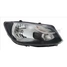 Scheinwerfer R H4 +MOT +TGFL SCHWARZ/CHROM VW CADDY III 9,10-4,13 7294,513,1