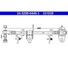 Bremsschlauch 24.5299-0449.3
