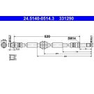 Bremsschlauch 24.5140-0514.3