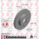 15 481 067 Sport Bremsscheibe VA Sport 400.3653.52 15 481 067 Sport Bremsscheibe VA Sport 400.3653.52
