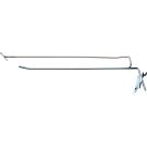BGS Einzelhaken mit Tragarm und Querpin 300 x 4,8 mm 89917