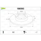 VALEO Bremsscheibe 186593