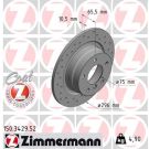 11 482 043 Sport Bremsscheibe HA Sport O BMW E81,E90 04 SPORT Z 150.3429.52