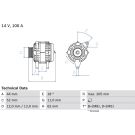 Lichtmaschine ALFA,FIAT,LANCIA 0 986 049 231