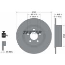 Bremsscheibe Chrysler T. 300C 05 92234803