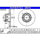 Bremsscheibe Vw P. Lt 28-35/40-55 75-96 24.0120-0114.2
