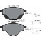 Bremsbelagsatz Citroen T. C4 Picasso 13- Für 290Mm Scheiben 2582701