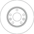 TRW Bremsscheibe DF4637