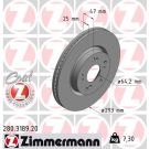 ZIMMERMANN Bremsscheibe 280.3189.20