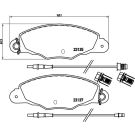 BREMBO Bremsklötze VA P 61 061