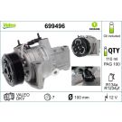 VALEO Kompressor, Klimaanlage 699496
