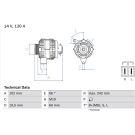 Lichtmaschine Hyundai,KIA 2.0CRDi 01 0 986 049 550