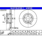 Bremsscheibe 24.0118-0105.1