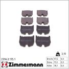 ZIMMERMANN Bremsbeläge 23943.175.1