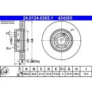 Bremsscheibe 24.0124-0265.1