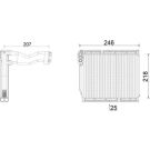 MAHLE Verdampfer, Klimaanlage AE 161 000P BEHR Premium Line