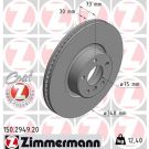 ZIMMERMANN Bremsscheibe 150.2949.20 Coat Z
