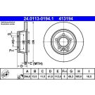 Bremsscheibe Vw T. Sharan/T4 90-10 24.0113-0194.1