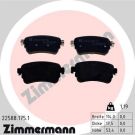 ZIMMERMANN Bremsbelagsatz, Scheibenbremse 22588.175.1