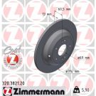 ZIMMERMANN Bremsscheibe 320.3821.20 Coat Z