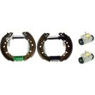 Bremsbackensatz HA Kit&Fit DAIHATSU Charade TOYOTA Yaris 05-14 ESSENTIAL LINE - Standard Kit K 83 018