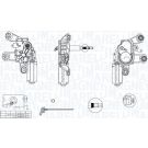 MAGNETI MARELLI Wischermotor 064342008010