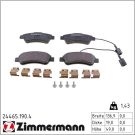 ZIMMERMANN Bremsbeläge 24465.190.4