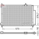 DENSO Kondensator, Klimaanlage DCN40031